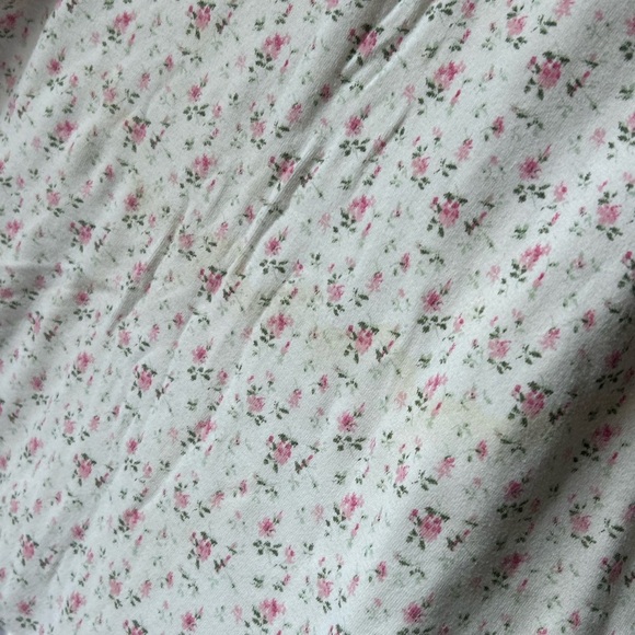 Ralph Lauren White and Pink Floral night gown - Picture 5 of 7